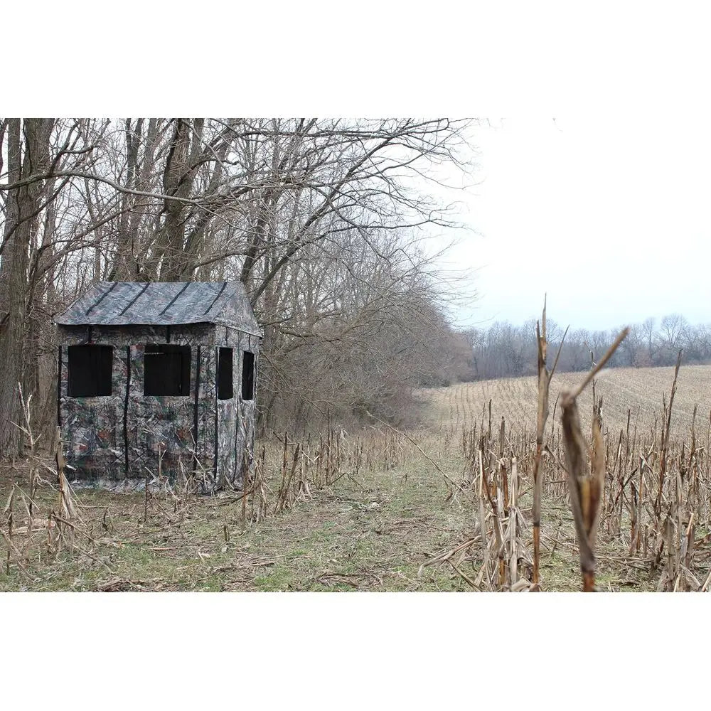 Deer Hunting Blind: Steel Frame, 8 Shooting Windows, 300D Fabric, Full-View for Archery & Firearms