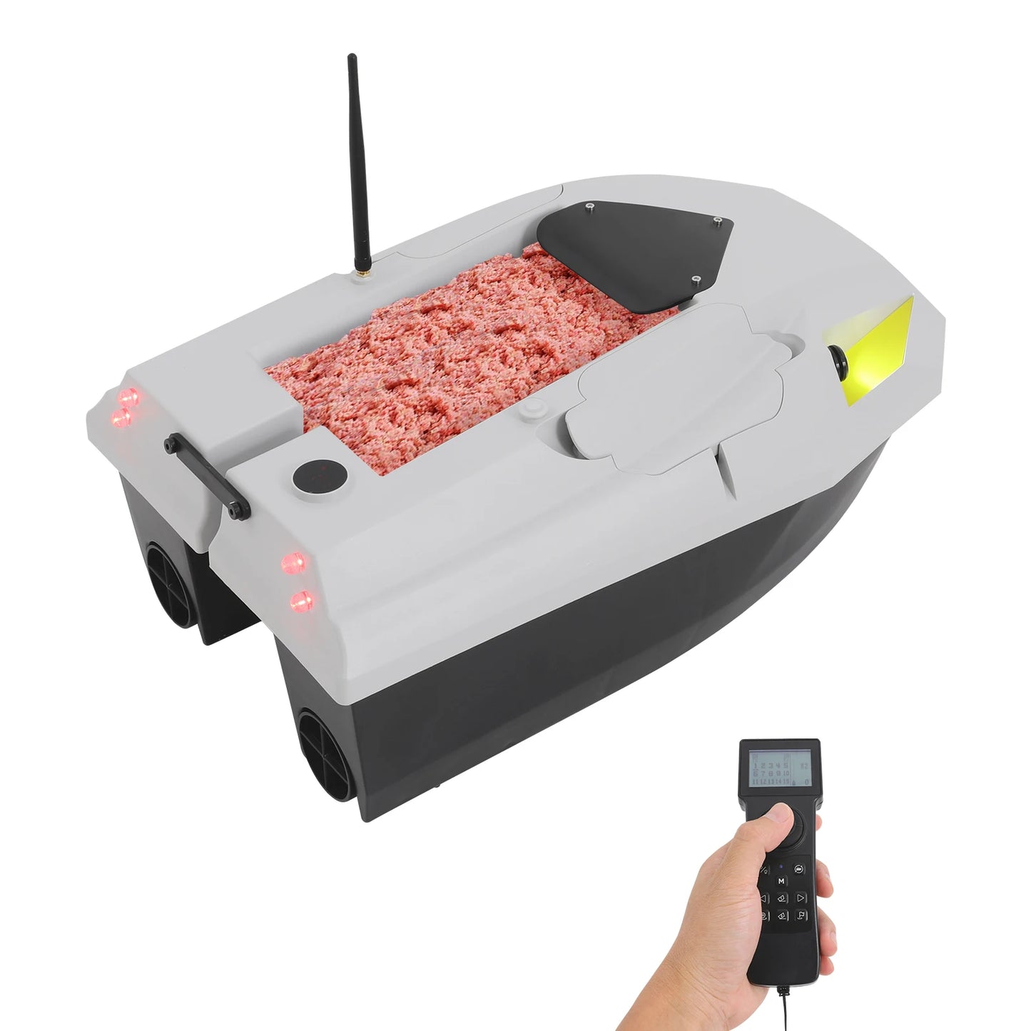 RC Bait Boat Bait Fishing Boat with GPS RC Bait Fishing Boat with Large Bait Compartment 12V 500m