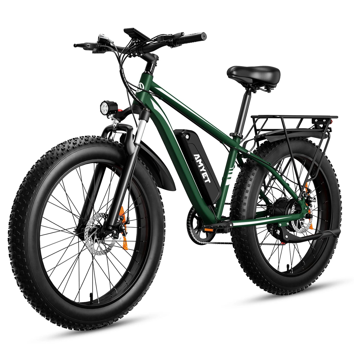 EB26 Electric Bike for Adults 1000W Electric Bicycle 48V 15AH E Bike 26" Fat Tire Mountain 31mph Dual Shock