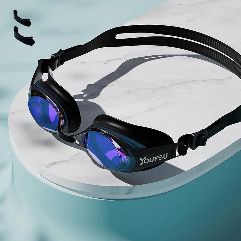 Swimming Goggles Adult Professional Pool Goggles Waterproof Swim Glasses Anti Fog UV Protection Swim Goggles for Men Women Youth