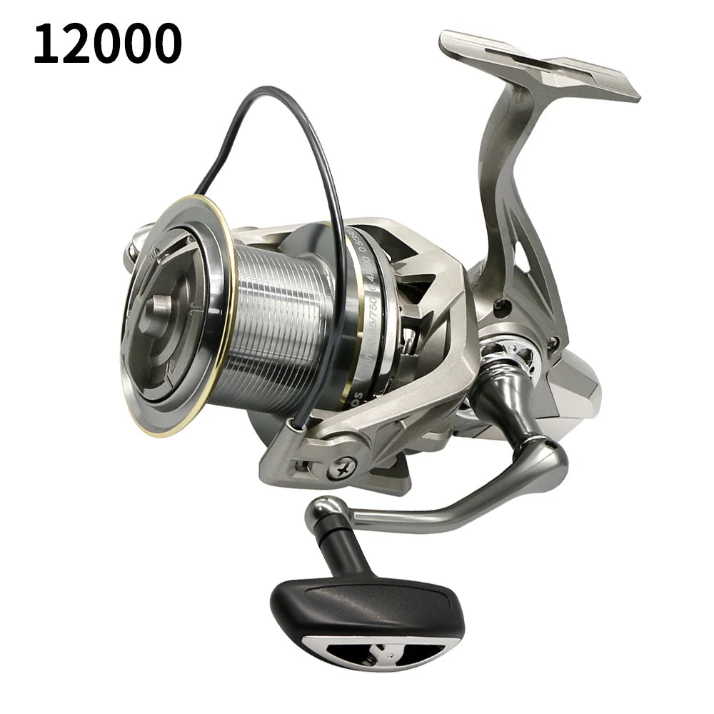 Stainless Steel Bearing Spinning Fishing Reel 25KG Powerful Reel Saltwater Fresh Water Drag