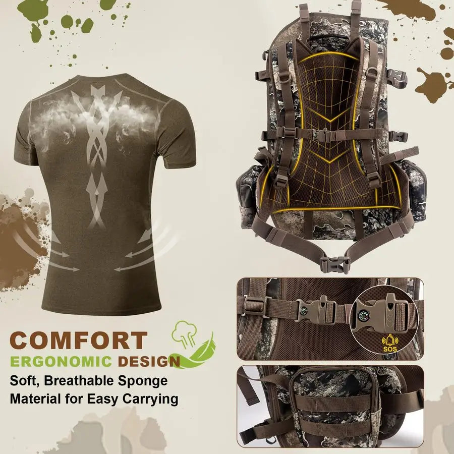 Backpacks Hunting Bag with Bow Holder