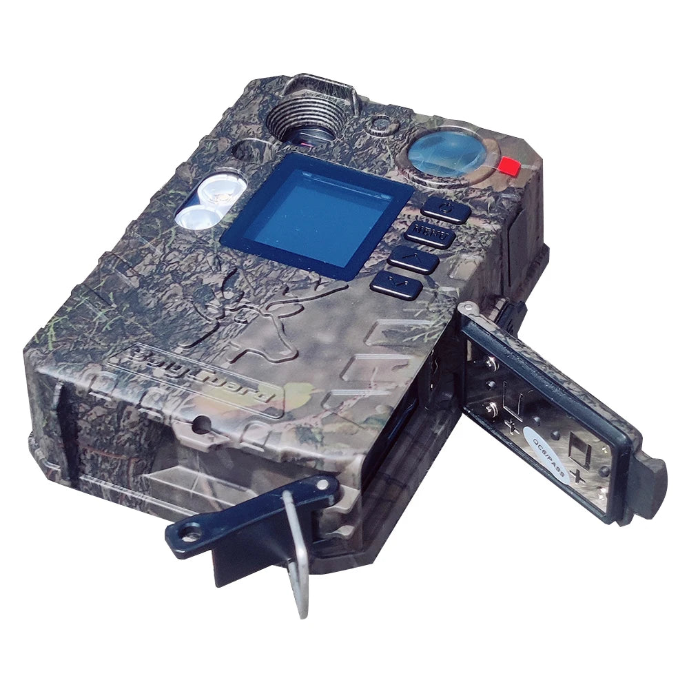 BolyGuard Trail Camera BG410-D 33MP 2.7K HD Hunting Game Wildlife Cam+ Dual Flash 940nm and White LED Night Vision Support Solar