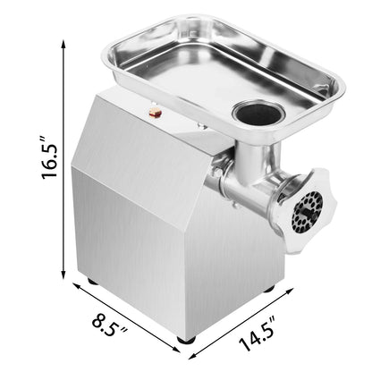 250Kg/H Electric Meat Mincer Grinder Commercial Kitchen  Food Processor Sausage Maker Machine Home Appliance