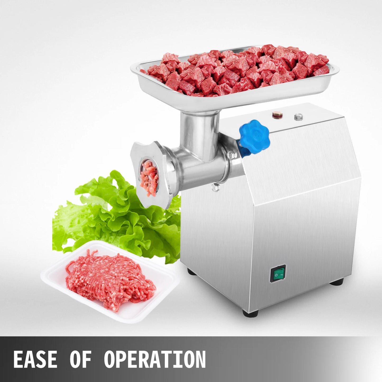 250Kg/H Electric Meat Mincer Grinder Commercial Kitchen  Food Processor Sausage Maker Machine Home Appliance