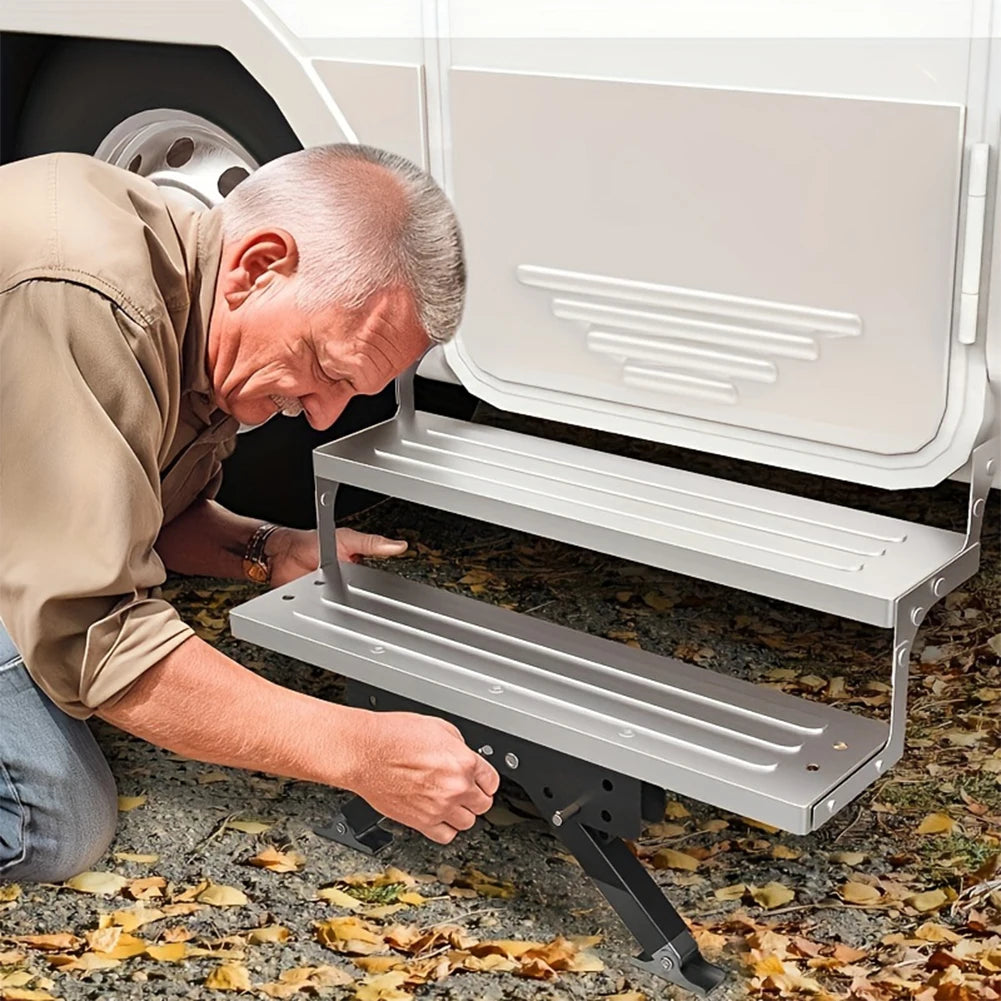 RV Folding Step Board Bracket Height Ranges From 2.8in To 11.3in RV Step Stabilizer RV Entry Steps Stabilizer RV Accessories