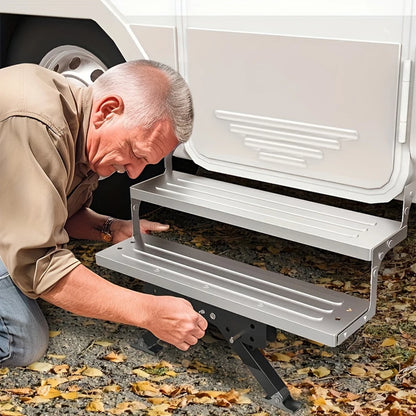 RV Folding Step Board Bracket Height Ranges From 2.8in To 11.3in RV Step Stabilizer RV Entry Steps Stabilizer RV Accessories