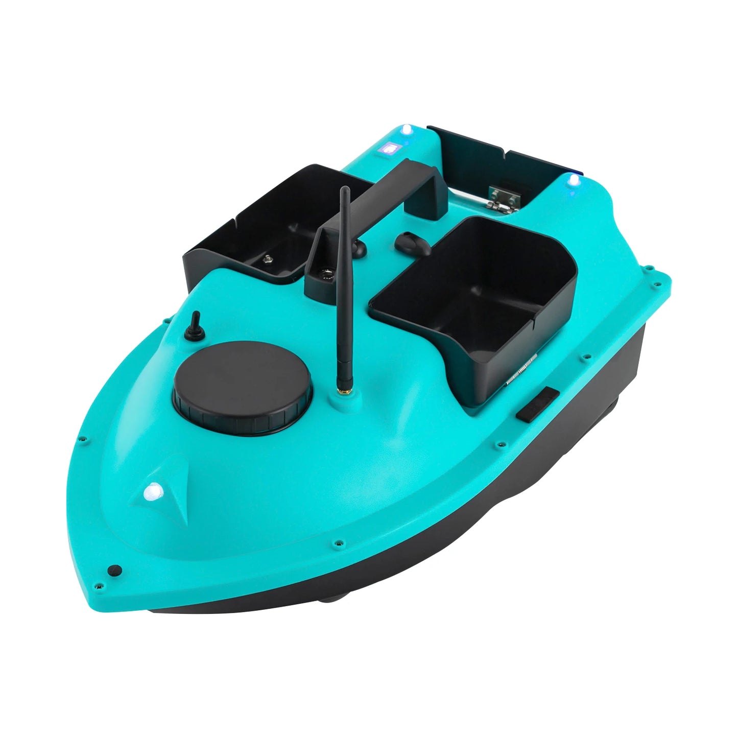 Rechargeable GPS Fishing Bait Boat 2 Batteries 16 Positioning Points 2kg