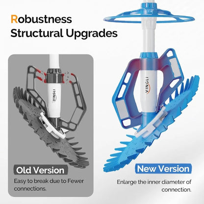 Automatic Pool Vacuum Cleaner with 33FT Hoses