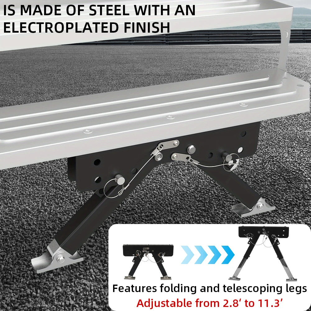 RV Folding Step Board Bracket Height Ranges From 2.8in To 11.3in RV Step Stabilizer RV Entry Steps Stabilizer RV Accessories