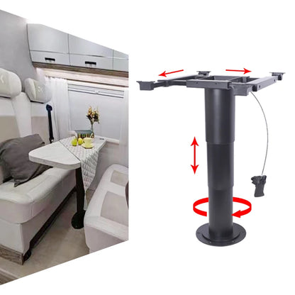 Pneumatic Gas Lifting Table Height Adjustable for Boat Marine Caravan RV