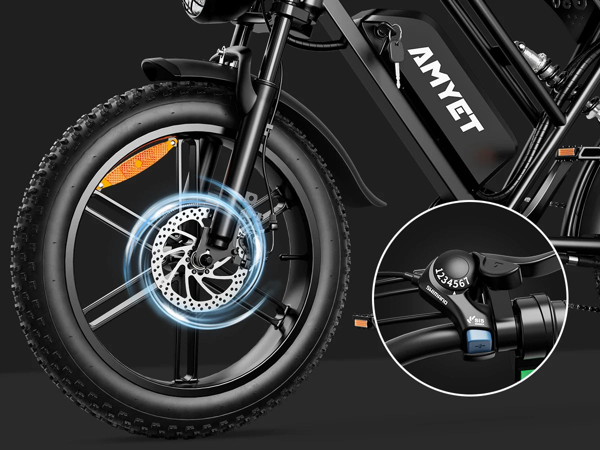 AMYET V9-G60 Adults Electric Bike 1000W