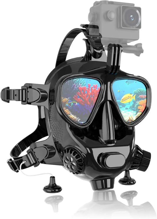 Dive Mask Diving & Snorkeling, Full Face Snorkel Scuba