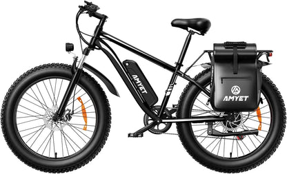 EB26 Electric Bike for Adults 1000W Electric Bicycle 48V 15AH E Bike 26" Fat Tire Mountain 31mph Dual Shock