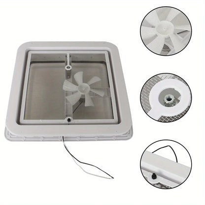 14" RV Roof Vent Fan Kit for Camper Trailer