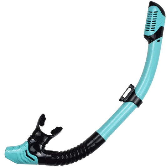 Dry Snorkel Tube Easy Breath Scuba Diving Splash Guard Top Valve