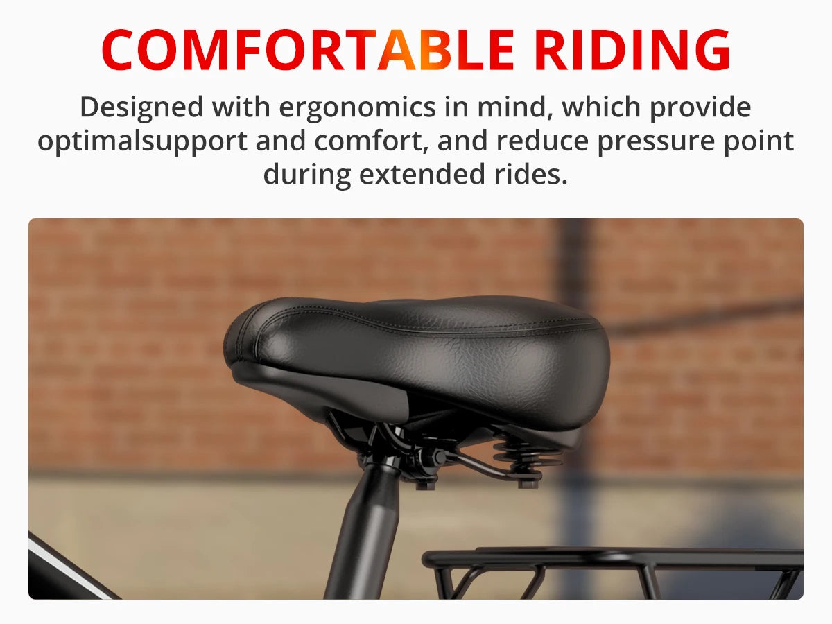 EB26 Electric Bike for Adults 1000W Electric Bicycle 48V 15AH E Bike 26" Fat Tire Mountain 31mph Dual Shock
