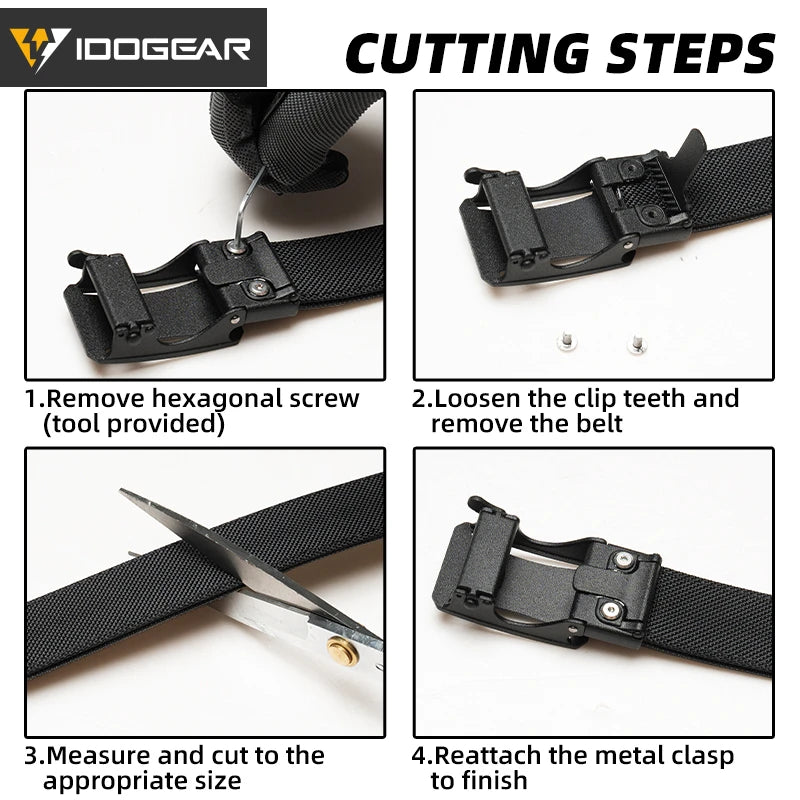 IDOGEAR Tactical Ratchet Belt