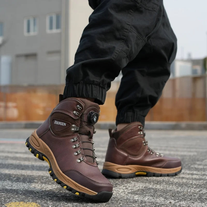 High Top Shoes Steel Toe Shoes Men Women waterproof boots
