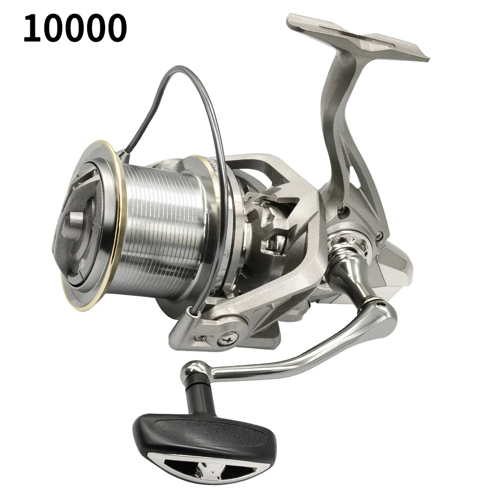 Stainless Steel Bearing Spinning Fishing Reel  25KG Powerful Reel Saltwater Fresh Water Drag