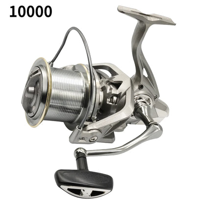 Stainless Steel Bearing Spinning Fishing Reel  25KG Powerful Reel Saltwater Fresh Water Drag