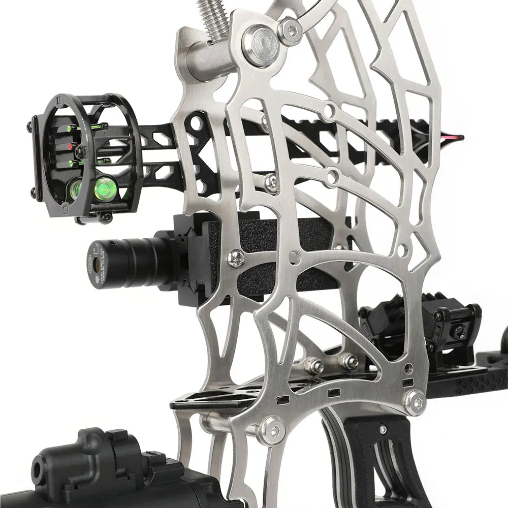 15-32lbs Adjustable Archery Compound Bow Carbon Fiber Grip Right Hand Beginners Teen Youth Target Practice Shooting Pulley Bow