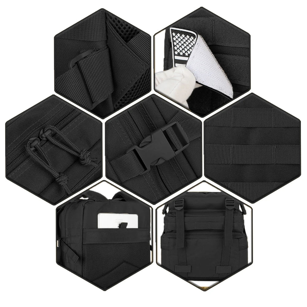 Backpacks Outdoor 45L Large Capacity 3 Days Molle Hiking Camping