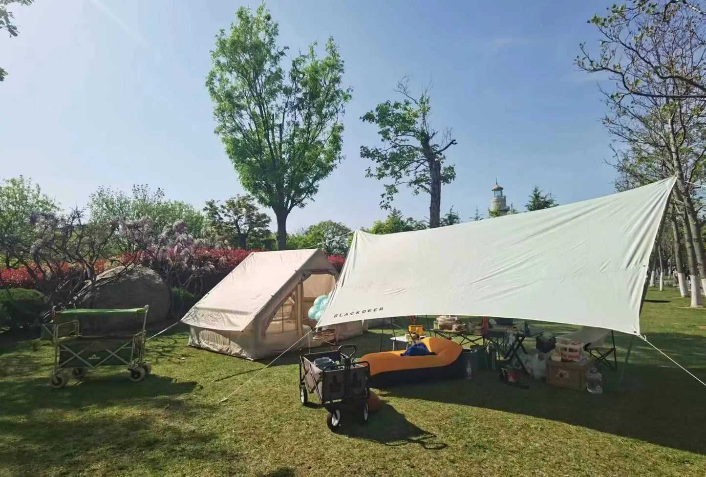 Inflatable Tent for Family Dinner, New Design