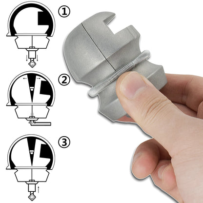 Universal Zinc Alloy Trailer Coupling Lock Hitch Ball Lock