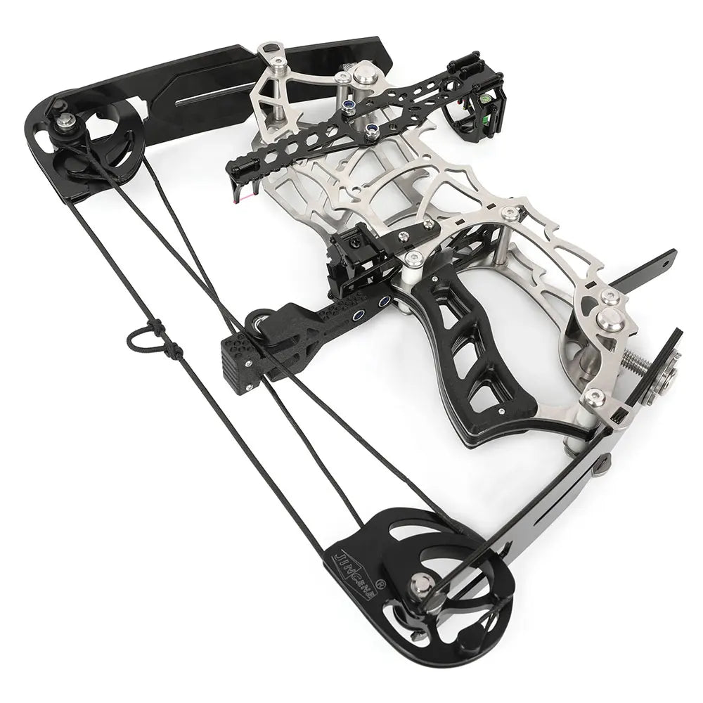 15-32lbs Adjustable Archery Compound Bow Carbon Fiber Grip Right Hand Beginners Teen Youth Target Practice Shooting Pulley Bow