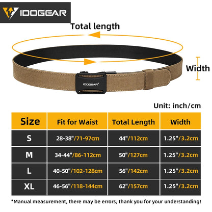 IDOGEAR Tactical Ratchet Belt