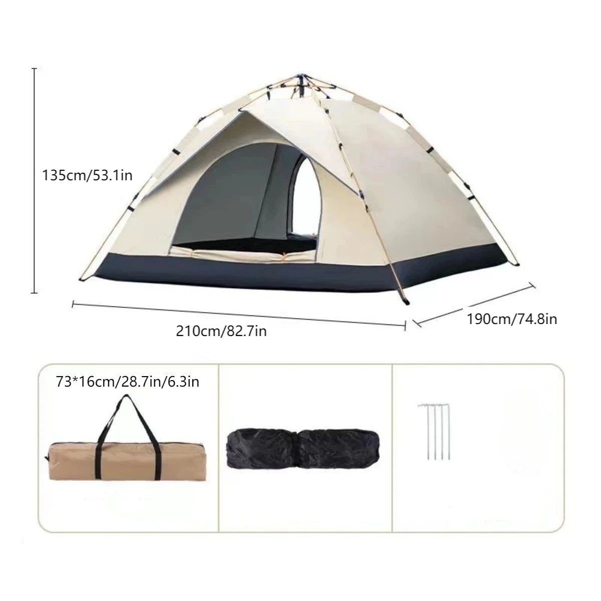 Automatic Quick-opening Tent Rainproof Sunshine-proof