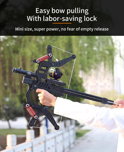 Fire Dragon Dual-Use Compound Bow with Fishing Reel and Sight-Fast Shooting Speed,