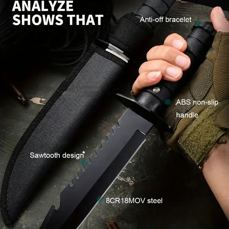 Ultimate Survival Pocket Knife with FOR Camping