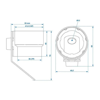 1pcs Parking Cover Trailer Plug Holder