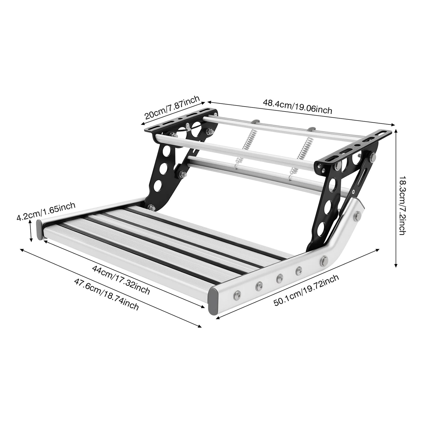 Folding RV Step Manual Step