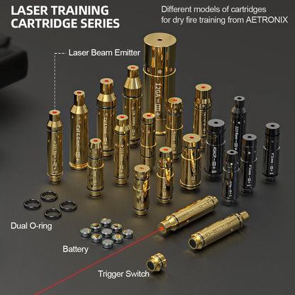 9mm Red Dot Laser Training Dry Fire Tactical Bullet