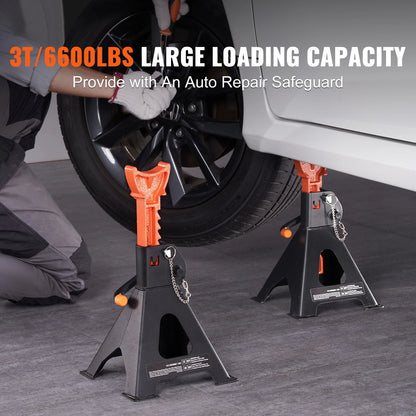 Jack Stands 3/6 Ton Capacity Car Jack Stands