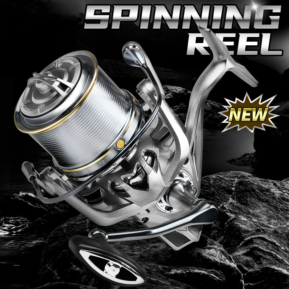 Stainless Steel Bearing Spinning Fishing Reel  25KG Powerful Reel Saltwater Fresh Water Drag