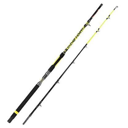 Catfish Fishing Rod 1 Piece 2 Piece Portable Outdoor Angling 6'6 7'6 8' 10'
