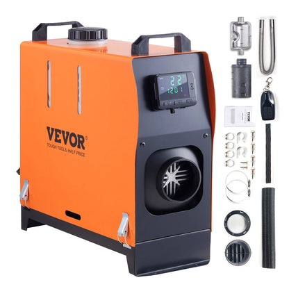 Diesel Heater 8KW Diesel Air Heater with LCD Panel and Remote Control Parking Heater Low Noise for Truck Trailer Boat
