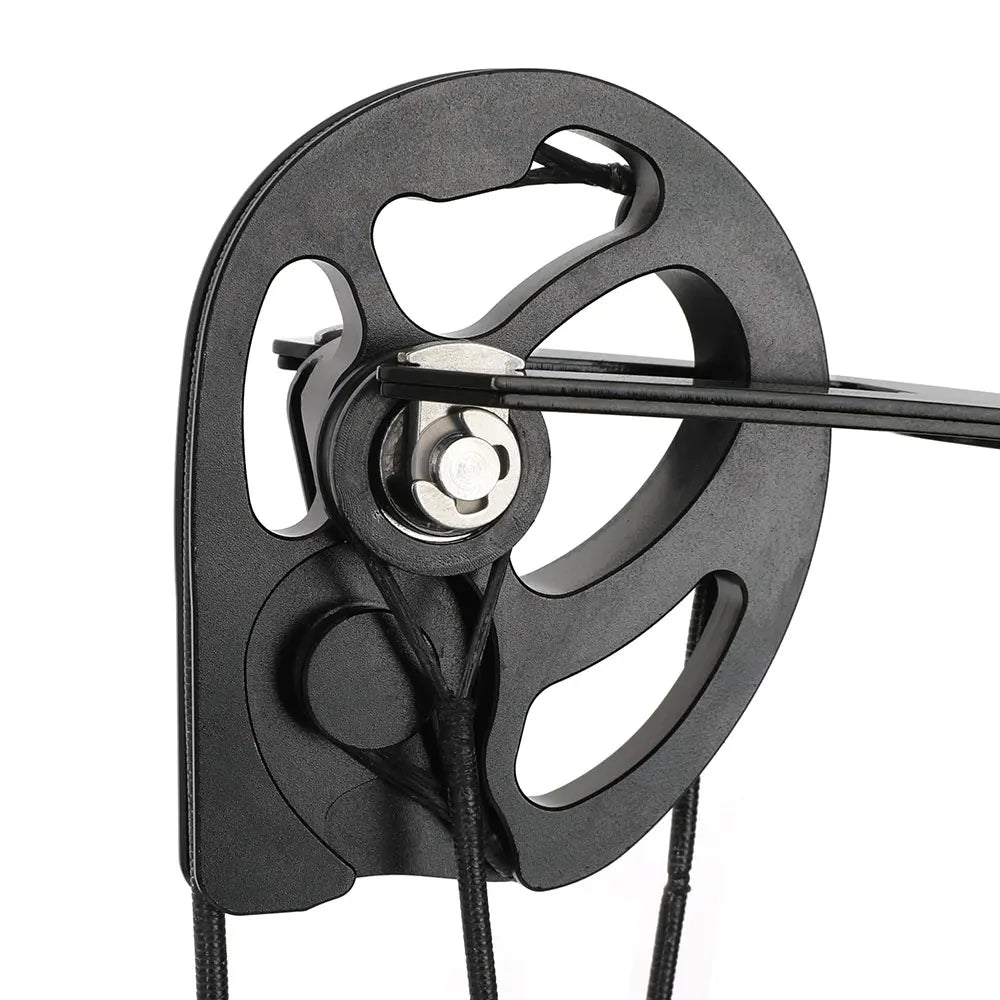 15-32lbs Adjustable Archery Compound Bow Carbon Fiber Grip Right Hand Beginners Teen Youth Target Practice Shooting Pulley Bow