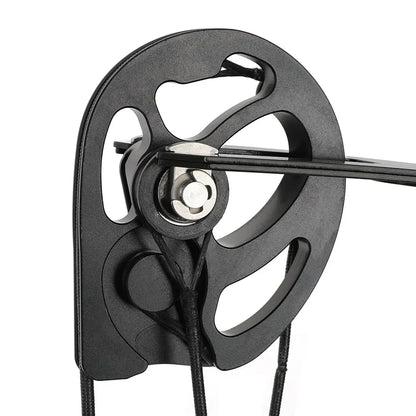 15-32lbs Adjustable Archery Compound Bow Carbon Fiber Grip Right Hand Beginners Teen Youth Target Practice Shooting Pulley Bow