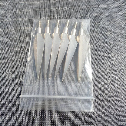 Arrowheads 12/24pcs 150 Grain High Carbon Steel Screw-in Tips for Compound Recurve Bow Hunting Shooting Accessories
