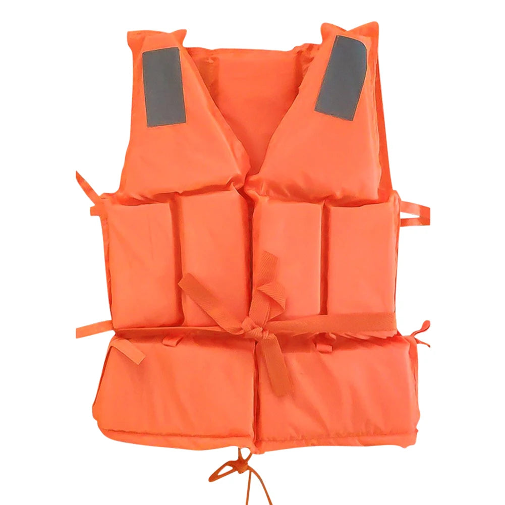 Life Jacket Survival Suit Fishing Life Jacket for Adult with Whistle Water Sports Survival for Kayaking Boating