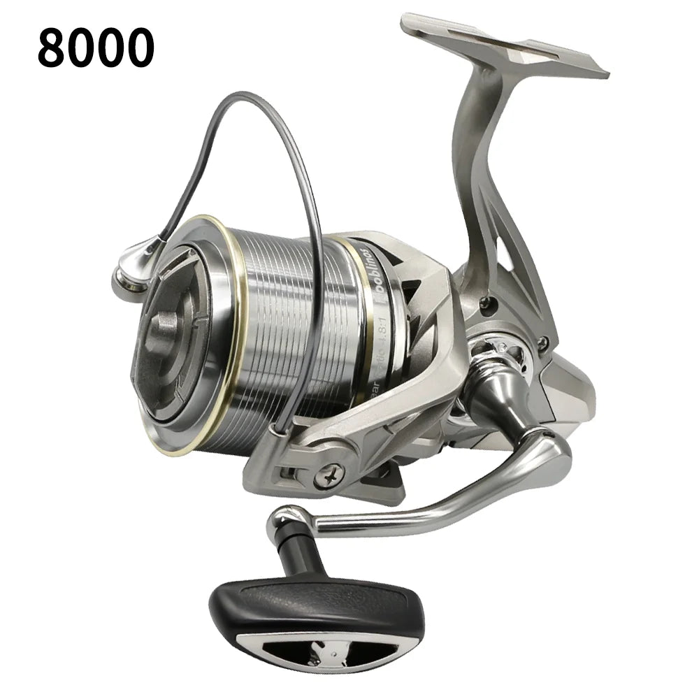 Stainless Steel Bearing Spinning Fishing Reel  25KG Powerful Reel Saltwater Fresh Water Drag
