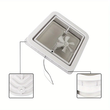14" RV Roof Vent Fan Kit for Camper Trailer