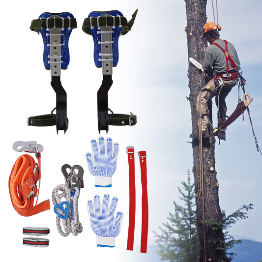 150kg Capacity Adjustable Tree Climbing Spikes Outdoor Climbing