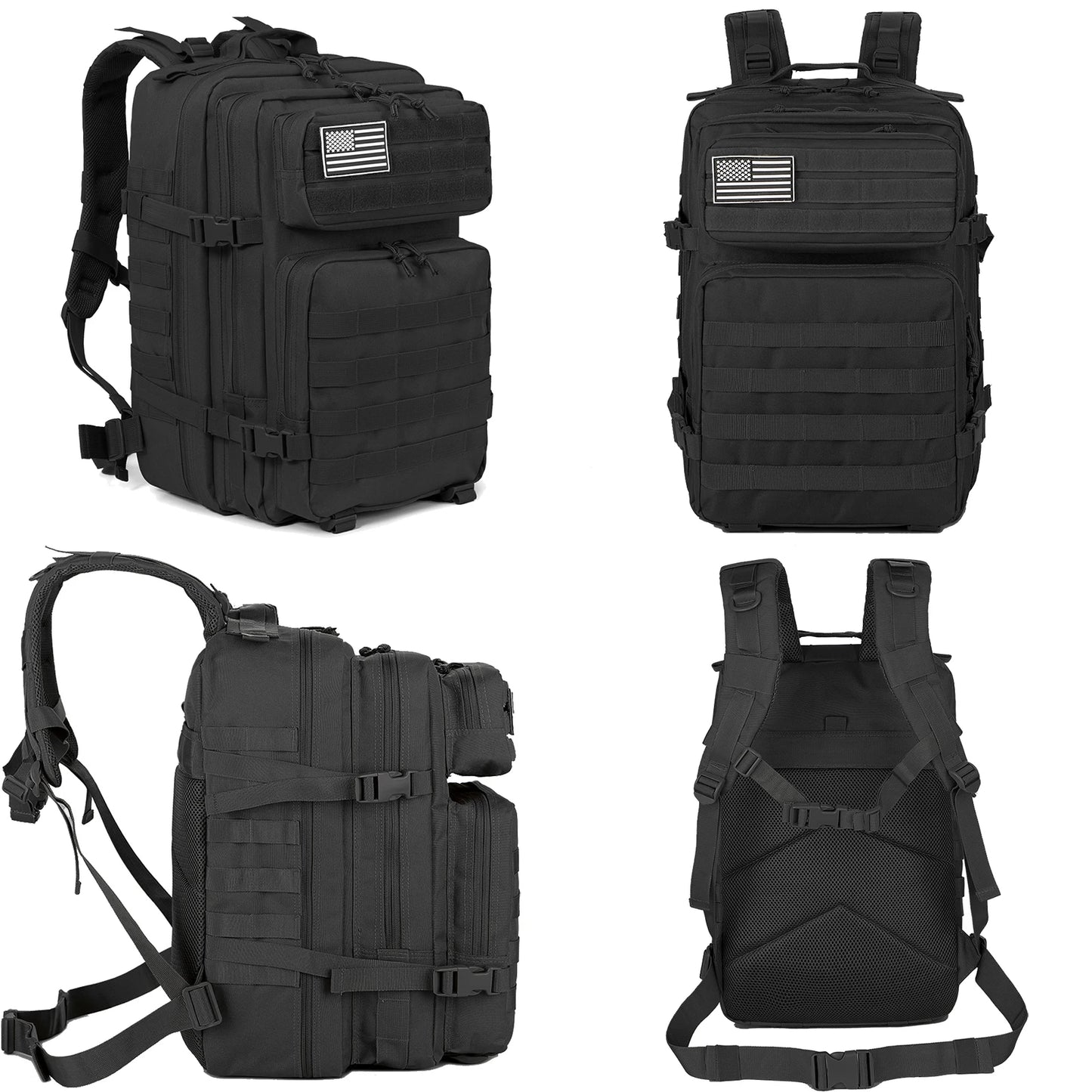 Backpacks Outdoor 45L Large Capacity 3 Days Molle Hiking Camping