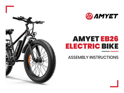 EB26 Electric Bike for Adults 1000W Electric Bicycle 48V 15AH E Bike 26" Fat Tire Mountain 31mph Dual Shock